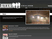 Tablet Screenshot of a-team-live.de